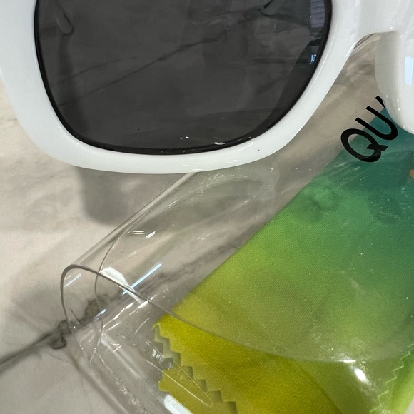 Quay Limited Edition White Sunglasses /NWOT main image 12